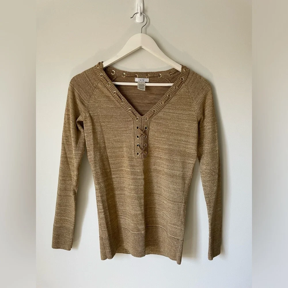Vintage Cache Metallic Top - Picture 1 of 3